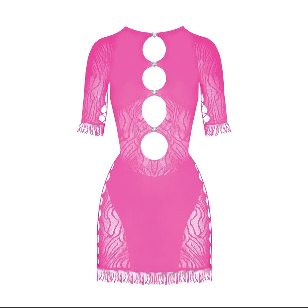 NEVER WORN Poster Girl Miranda Dress in shocking pink